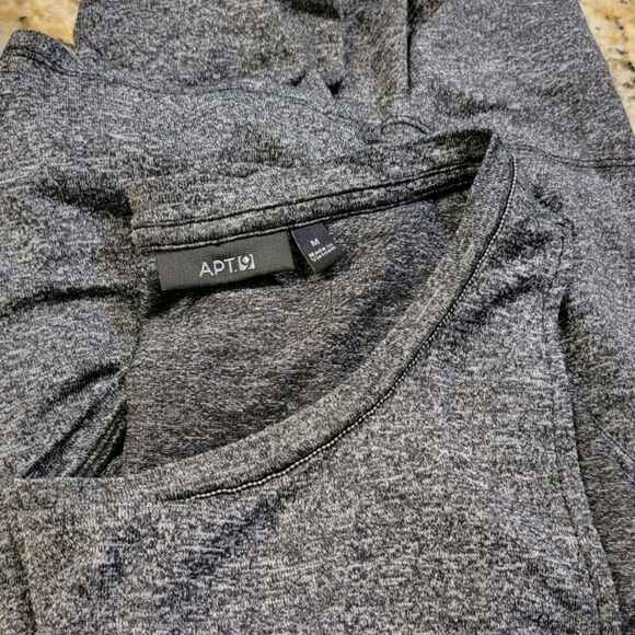 Apt. 9 Grey Multi-layered Tank Embellished Neckline - Picture 5 of 6